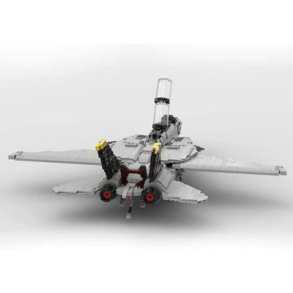 1:35 F-14 Twin-Tail Variable-Sweep Fighter Jet MOC Building Kit - 2