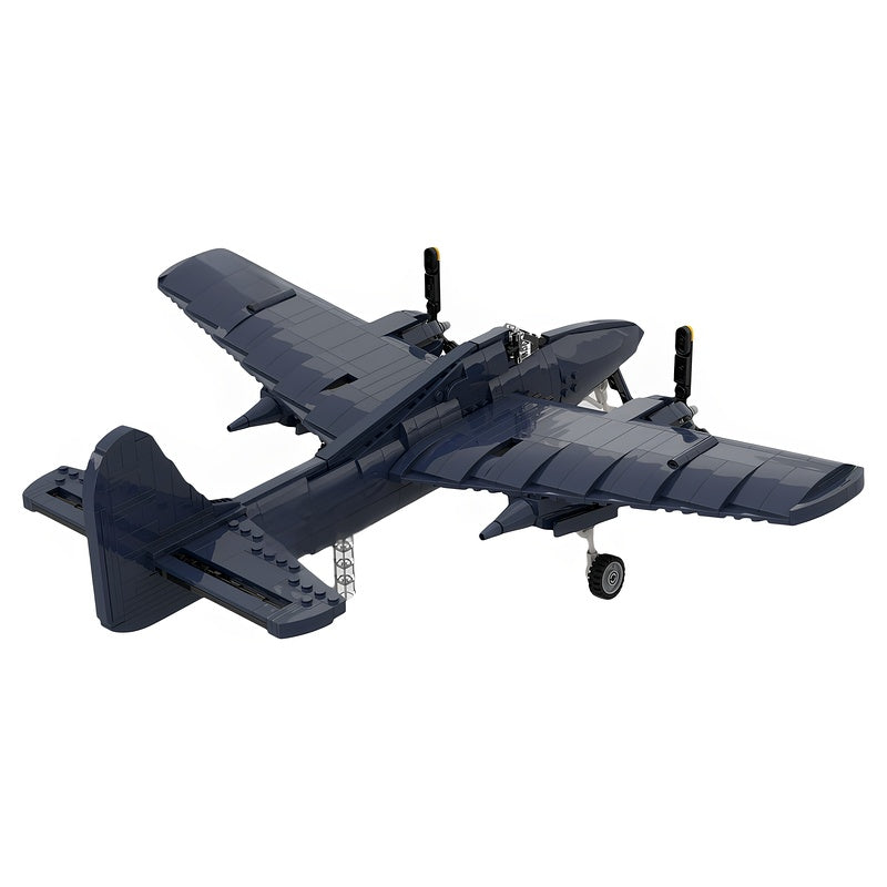 1:35 F7F-3 Tigercat Twin-Engine Propeller Fighter MOC Building Kit - 3