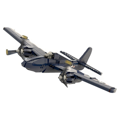 1:35 F7F-3 Tigercat Twin-Engine Propeller Fighter MOC Building Kit - 4