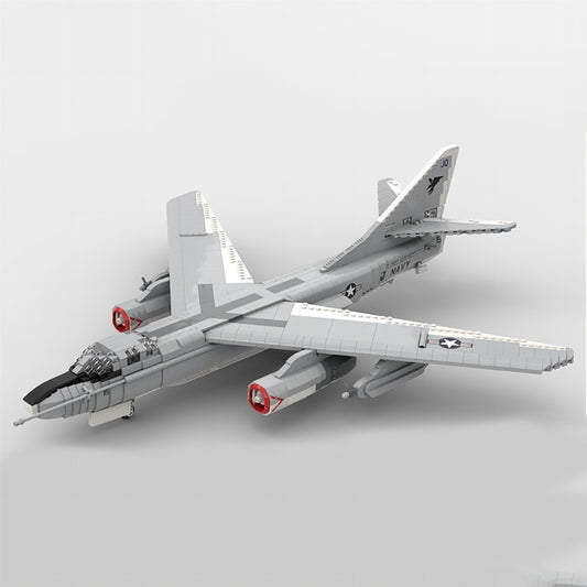 1:35 Scale EA-3B Skywarrior Reconnaissance Aircraft MOC Building Kit - 1