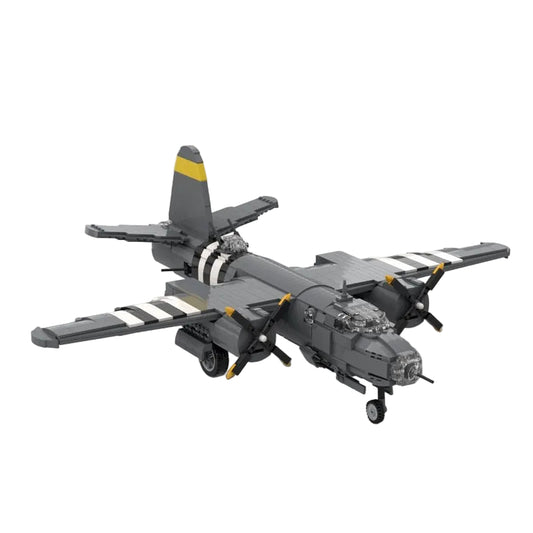 1:40 B-26 Marauder WWII Medium Bomber MOC Building Kit - 1
