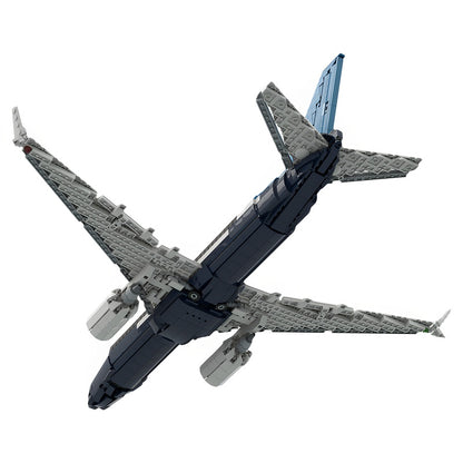 1:65 Narrow-Body 737 MAX 7 Jetliner MOC Commercial Aircraft Building Kit - 2