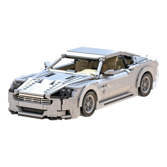 2000s British V12 Grand Tourer MOC Building Kit | Luxury Vehicle Model - 1