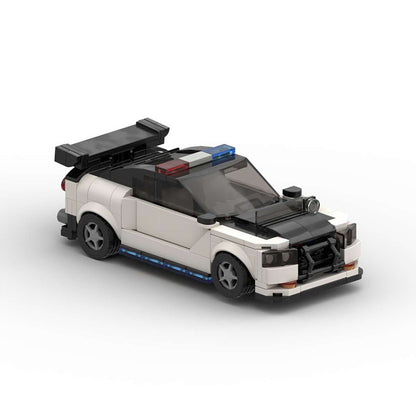 2002 nissan r34 gtr police car building set | moc-176495 - 5
