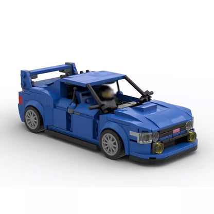 2004 Japanese Turbo Sport Sedan Building Kit | LEGO-Compatible MOC - 1