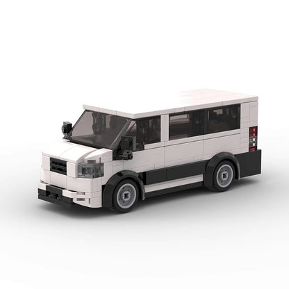 2020 City Passenger Transport Van Building Kit | LEGO-Compatible MOC - 1