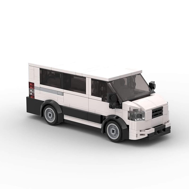 2020 City Passenger Transport Van Building Kit | LEGO-Compatible MOC - 2