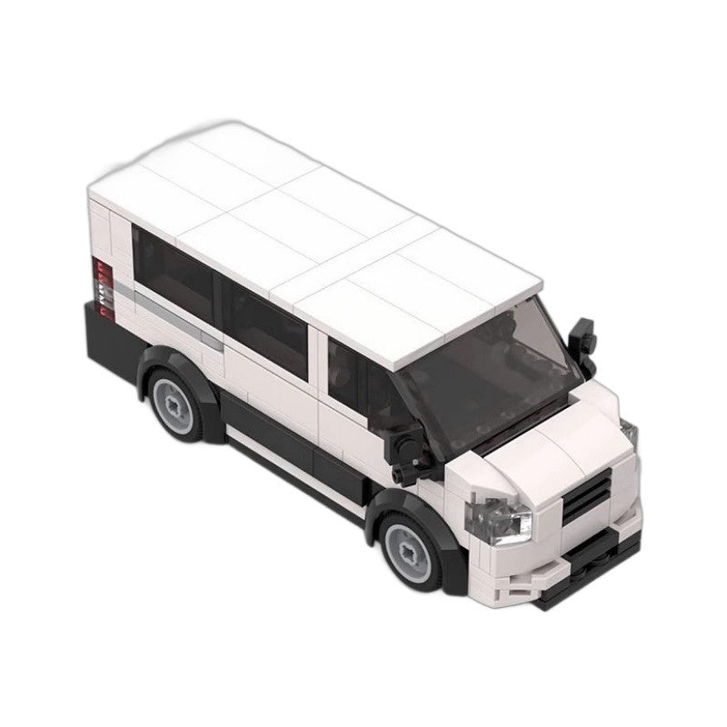 2020 City Passenger Transport Van Building Kit | LEGO-Compatible MOC - 5