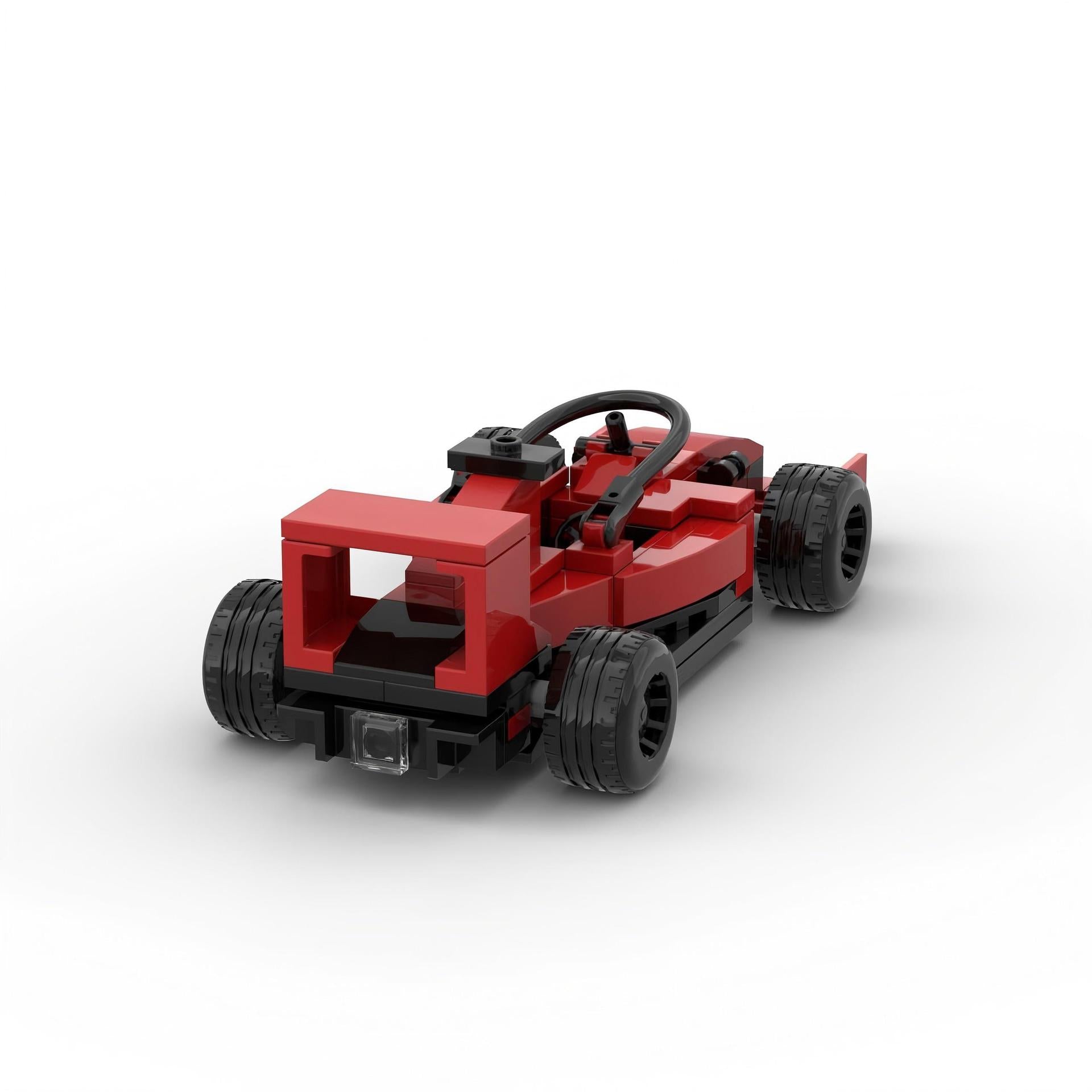 2020 ferrari sf1000 f1 car building set | moc-63054 - 5
