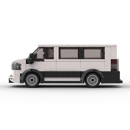 2020 ford transit passenger van xlt building set | moc-49248 - 4