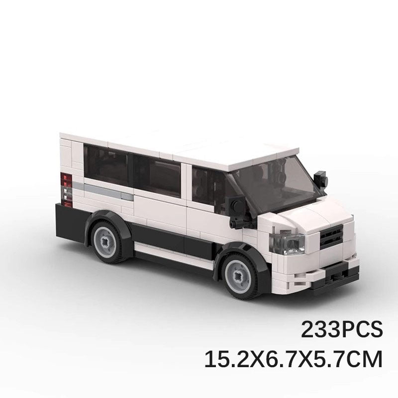 2020 ford transit passenger van xlt building set | moc-49248 - 6