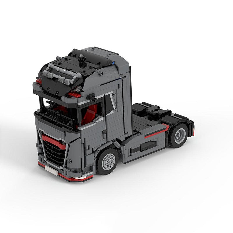 2021 4x2 Cab-Over Tractor Truck MOC Building Kit - 3