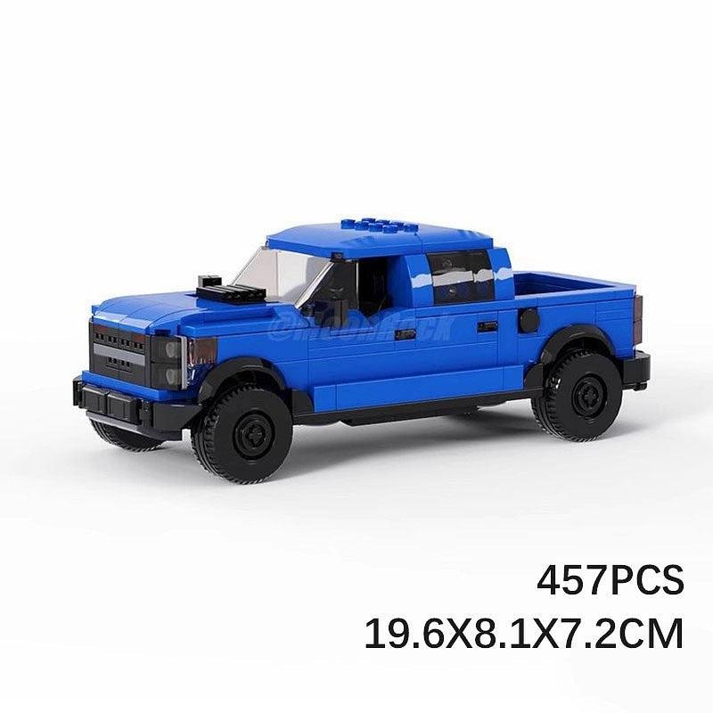 2022 High-Performance Off-Road Pickup MOC Building Kit | 4x4 Vehicle - 3