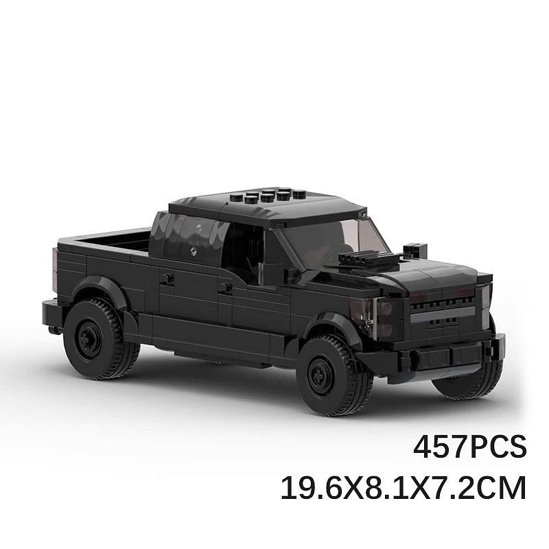 2022 High-Performance Off-Road Pickup MOC Building Kit | 4x4 Vehicle - 7