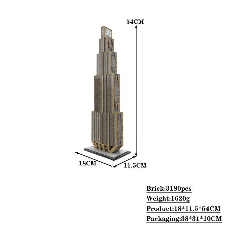 270 Park Avenue MOC Building Kit | 1:800 Scale Skyscraper Model - 4