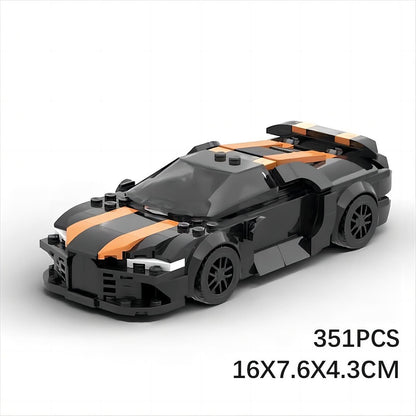 300+ Speed Hypercar Building Kit | LEGO-Compatible MOC - 5