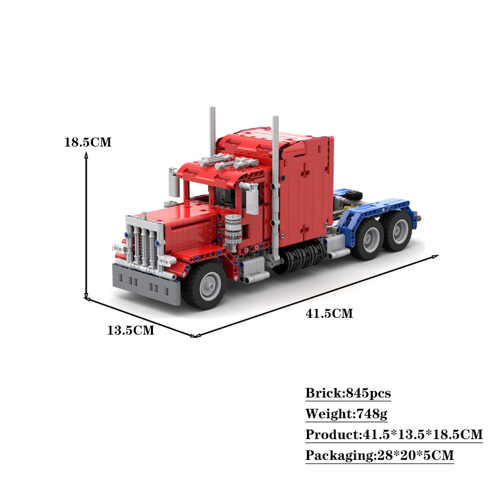 379 Classic American Long-Haul Building Kit | Compatible MOC - 4
