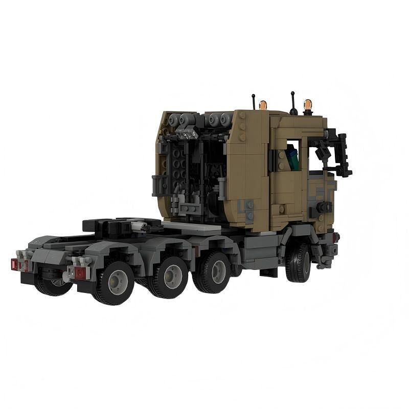 8x6/4 650S Heavy-Duty Military Tractor MOC Building Kit - 2