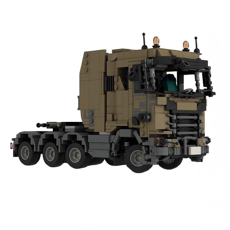 8x6/4 650S Heavy-Duty Military Tractor MOC Building Kit - 4