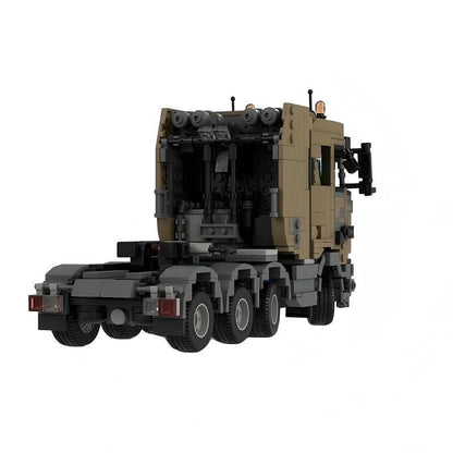 8x6/4 650S Heavy-Duty Military Tractor MOC Building Kit - 5
