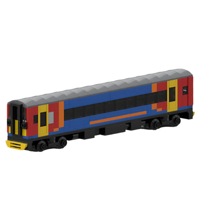 4-Wide Class 153 Diesel Railcar Train | East Midlands Railway Livery | LEGO-Compatible MOC - 1