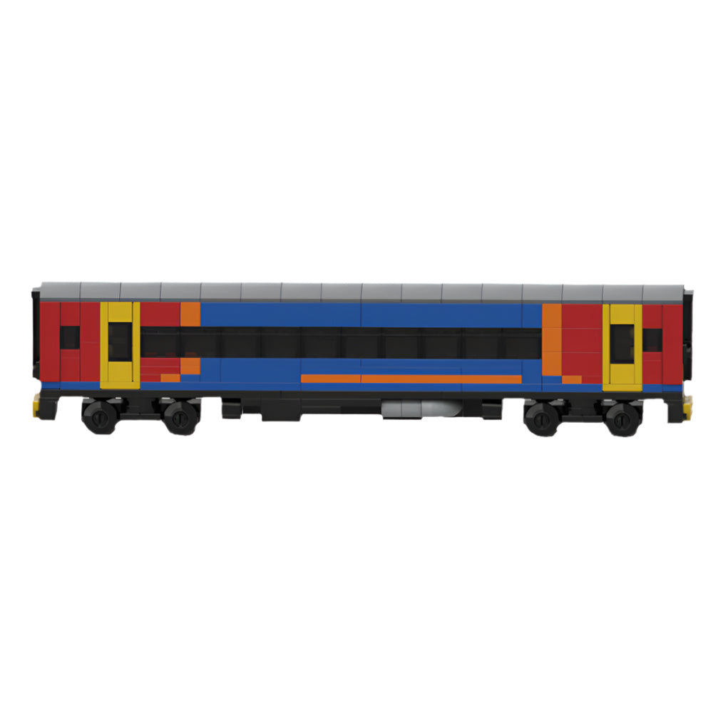 4-Wide Class 153 Diesel Railcar Train | East Midlands Railway Livery | LEGO-Compatible MOC - 3