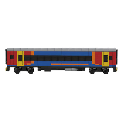 4-Wide Class 153 Diesel Railcar Train | East Midlands Railway Livery | LEGO-Compatible MOC - 3