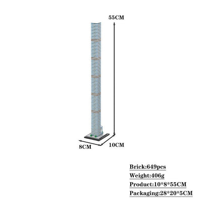 432 Park Avenue MOC Building Kit | 1:800 Scale Skyscraper Model - 4