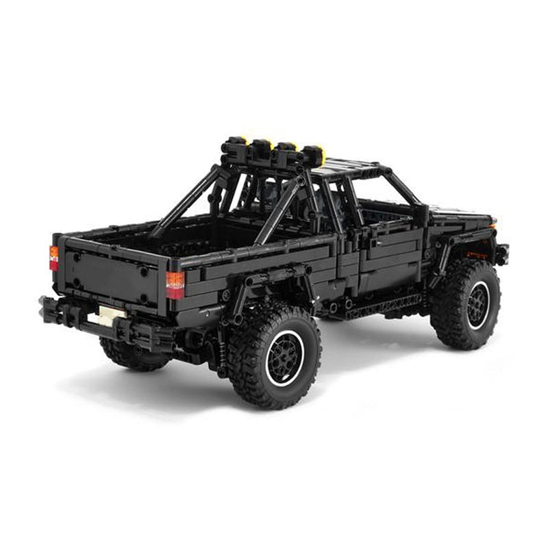 4x4 Xtracab Pickup Truck MOC Building Kit | Off-Road Vehicle Model - 4