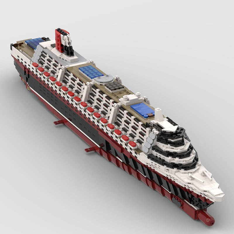 MS Poseidon Steamship MOC Building Kit | 1/500 Scale Ship Model - 2