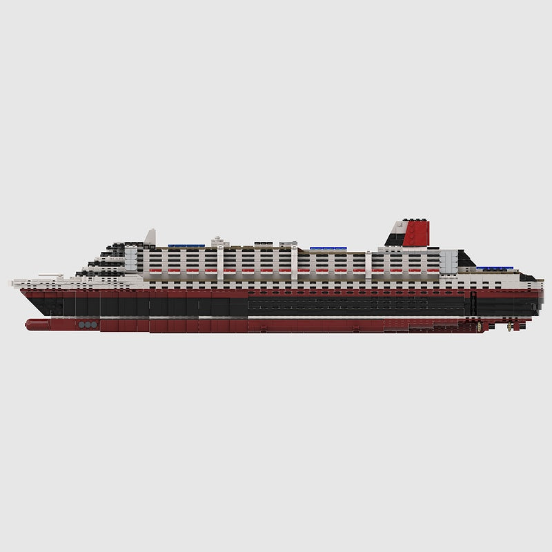 MS Poseidon Steamship MOC Building Kit | 1/500 Scale Ship Model - 3
