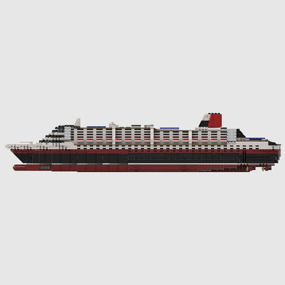 MS Poseidon Steamship MOC Building Kit | 1/500 Scale Ship Model - 3