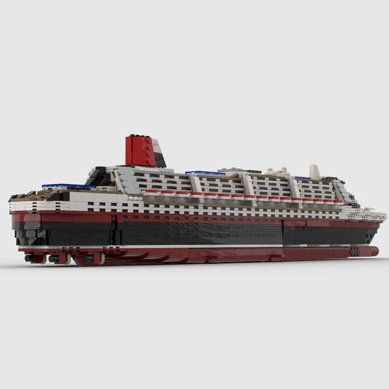 MS Poseidon Steamship MOC Building Kit | 1/500 Scale Ship Model - 4