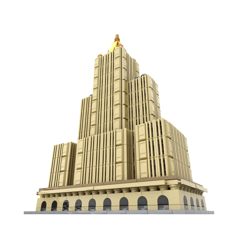 51 Madison Art Deco Skyscraper 1:800 MOC Building Kit - 3