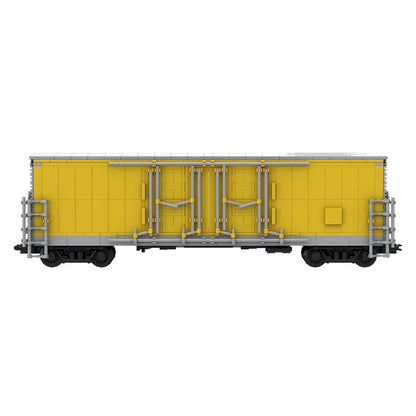 53ft Double Plug Cargo Wagon MOC Building Kit | Precision Freight Railway Model - 3