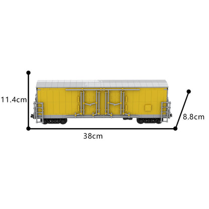 53ft evans double plug union pacific building set | moc-133906 - 4