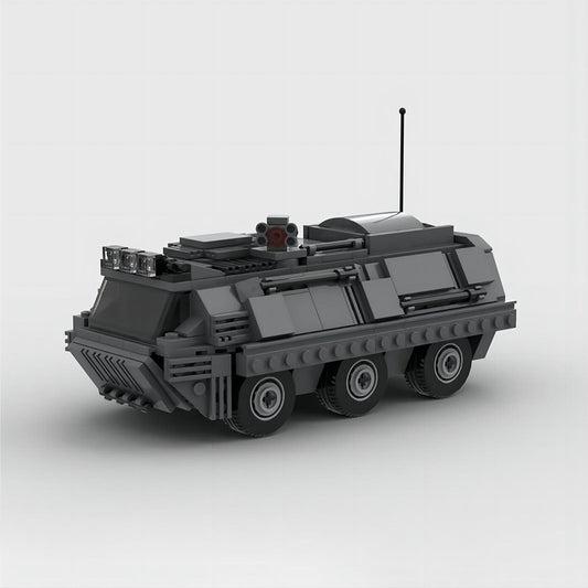 6-Wheel Armored Personnel Carrier APC MOC Building Kit - 1