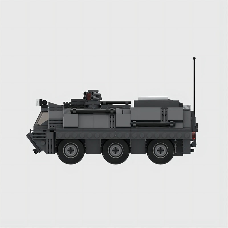 6-Wheel Armored Personnel Carrier APC MOC Building Kit - 4