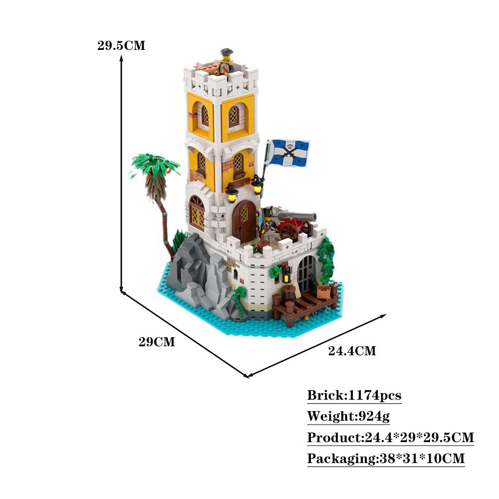 6265 sabre island remake building set | moc-124819 - 4