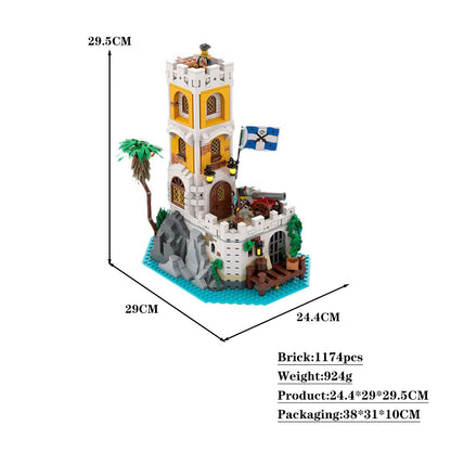 6265 sabre island remake building set | moc-124819 - 4