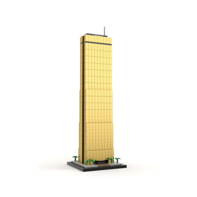 63 Building Seoul Golden Skyscraper 1:800 MOC Building Kit - 2