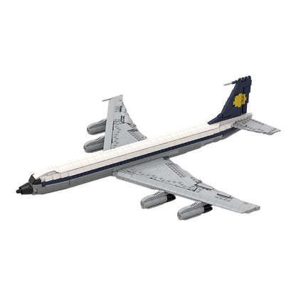 707 Classic Jetliner MOC Building Kit | 1:80 Scale Aircraft Model - 3