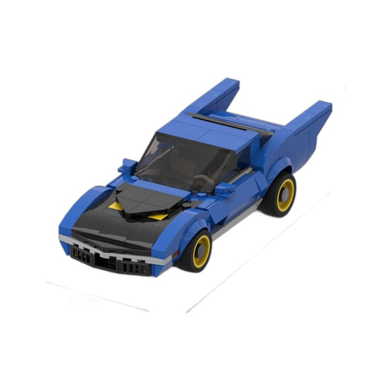 70s inspired batmobile building set | moc-82810 - 5