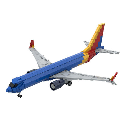 737 MAX 8 Commercial Aircraft MOC Building Kit | 1:100 Jet Model - 5