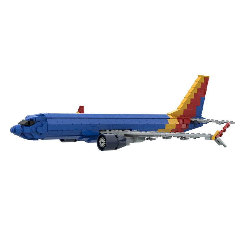 737 MAX 8 Commercial Aircraft MOC Building Kit | 1:100 Jet Model - 6