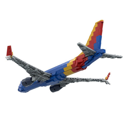 737 MAX 8 Commercial Aircraft MOC Building Kit | 1:100 Jet Model - 8