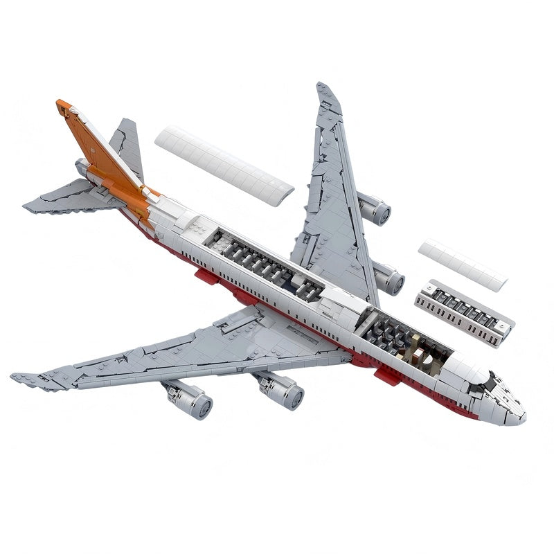 747-8I Commercial Jumbo Jet MOC Building Kit - 4