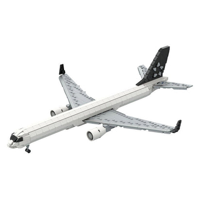 757-200 MOC Commercial Aircraft Building Kit | 1:100 Scale Jet Model - 1