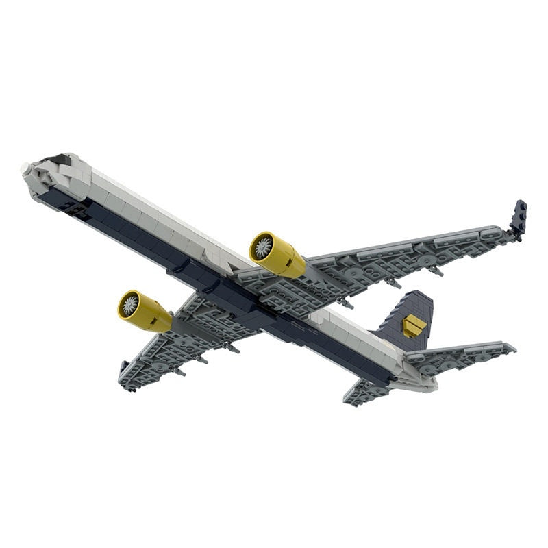 757-200 MOC Commercial Aircraft Building Kit | 1:100 Scale Jet Model - 15