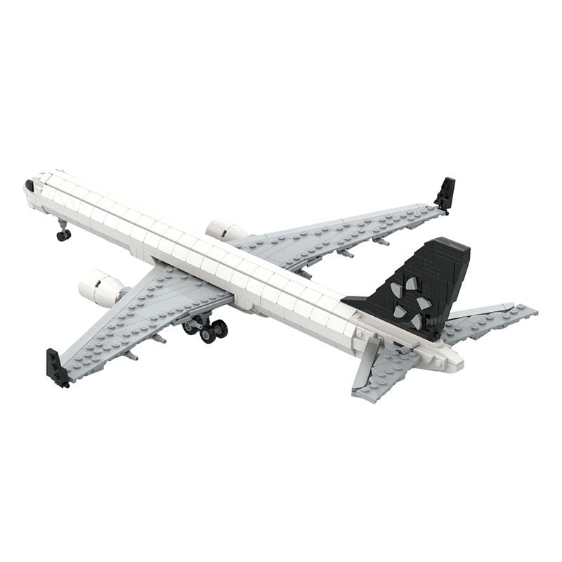 757-200 MOC Commercial Aircraft Building Kit | 1:100 Scale Jet Model - 2